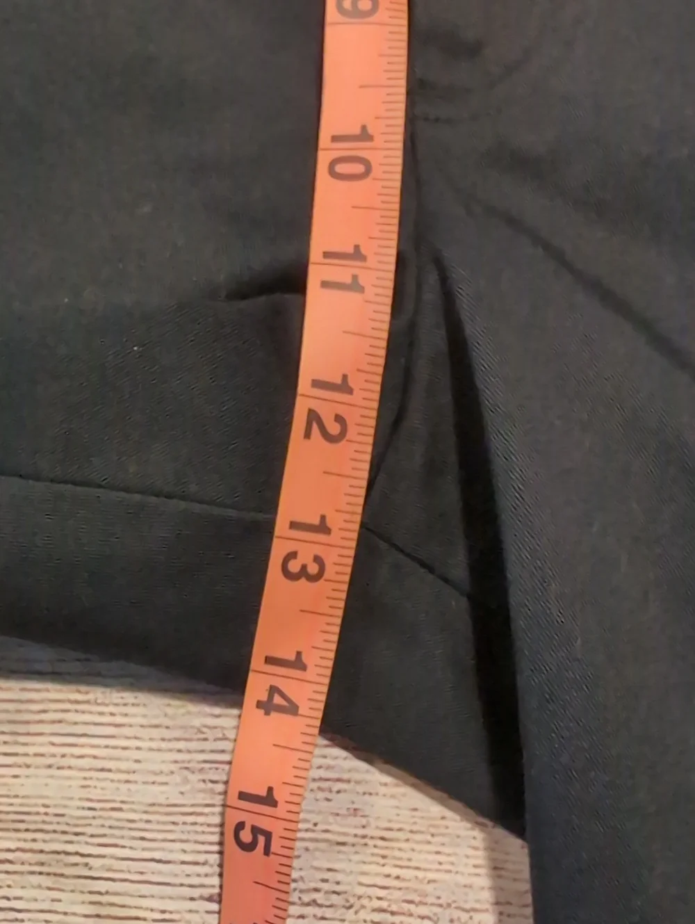 L. L. Bean Men's Black Wrinkle Free Plain Front Cotton Dress Chino Pants Size 44